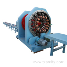 Spun concrete transmission pole making welding machine